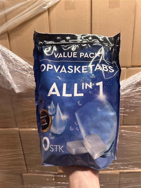 Opvasketabs i pose
