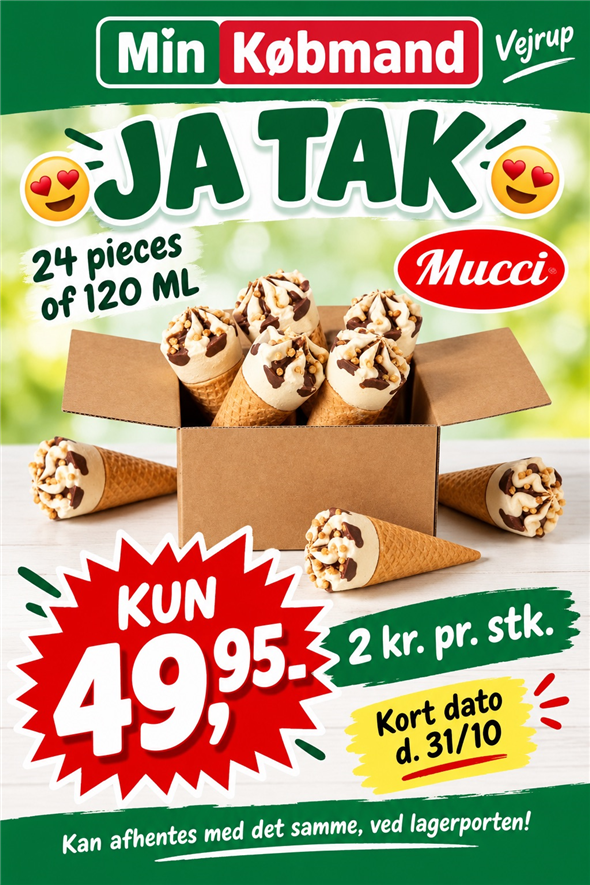 Vaffelis 24 stk